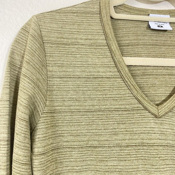 Columbia Womens Shirt Size Small Active Green AL2741 Long Sleeve Pullover - Picture 3 of 9